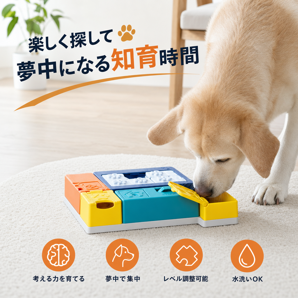 新生活応援セール実施中! 犬の知育玩具|無駄吠え・いたずら解消パズル Pawzler