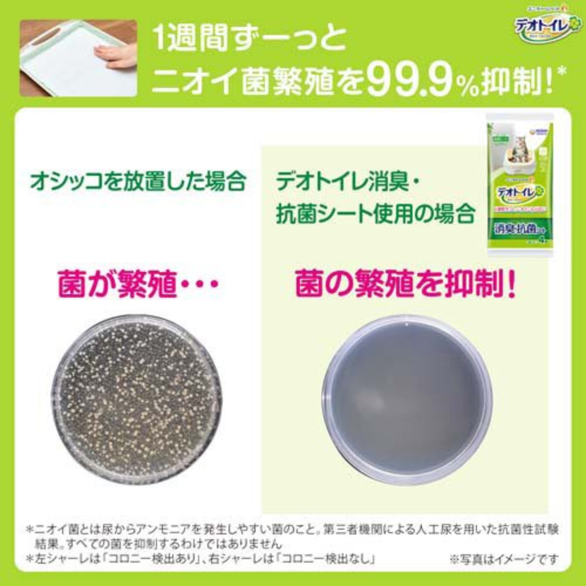 デオトイレ 消臭・抗菌シート(20枚入*2袋セット)【デオトイレ取替シート】+Buddy Medical Check