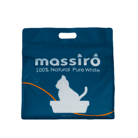 massiro　おしっこの色がわかる純白猫砂 ｜天然成分100% (定期便ならお得！)