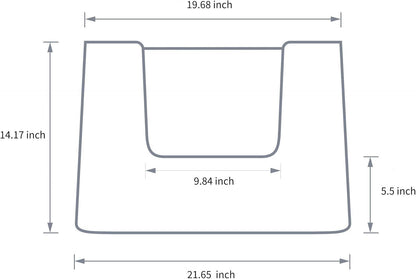 オーストラリア発　プレミアムキャットトイレ：michu XXL コーラル デラックス 猫用トイレ