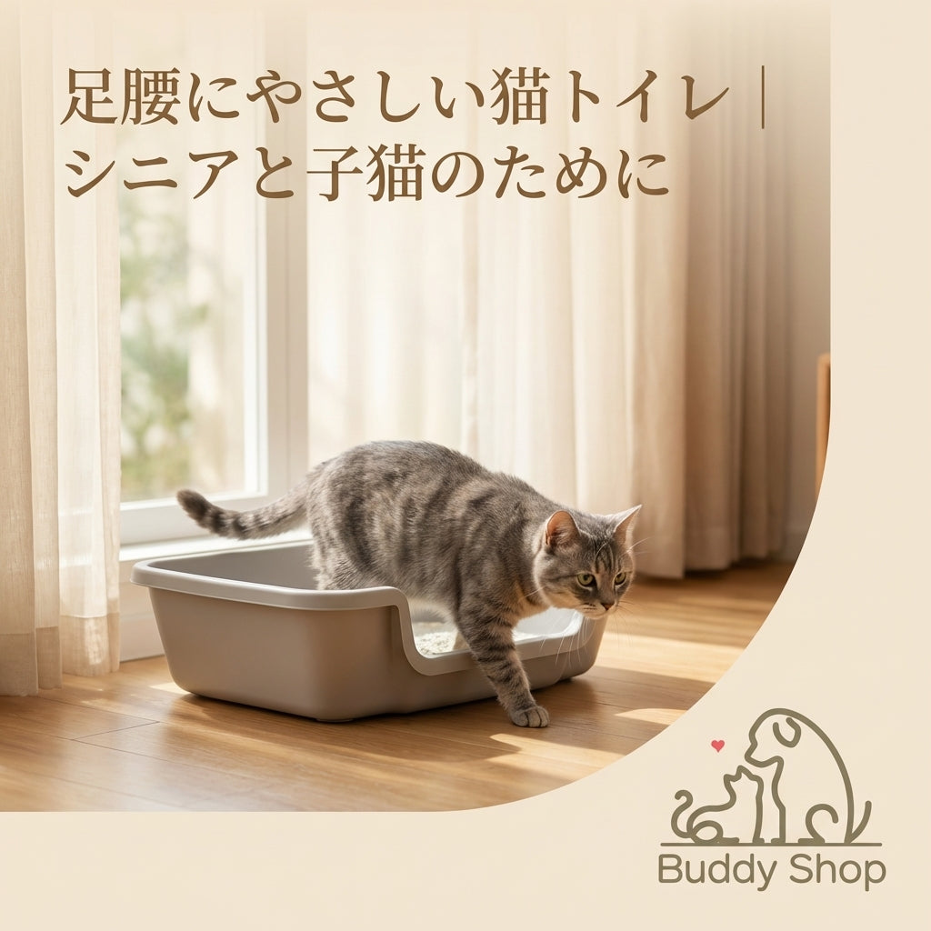 新生活応援セール実施中！-4/20まで　低段差キャットトイレ｜シニア猫・子猫に優しい Easy-Entry