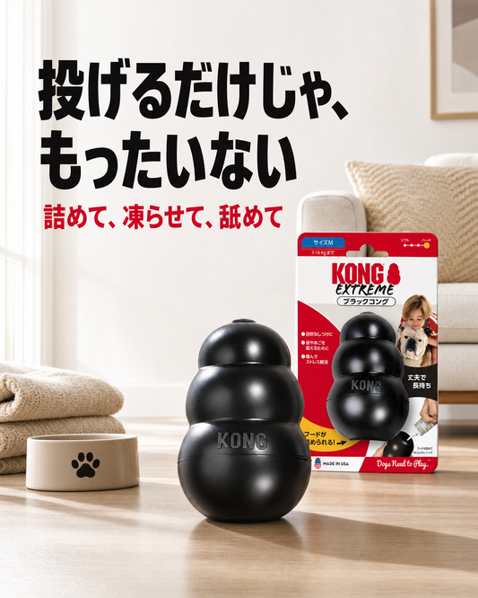 本気はこれからだ！【KONG ブラックコング M 】